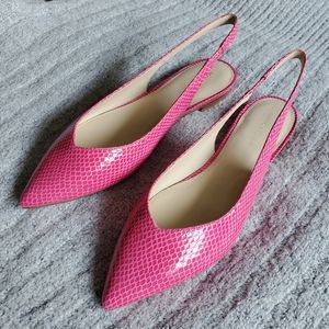 NEW Marc Fisher Ansli Slingback Shoes Size 7 pink